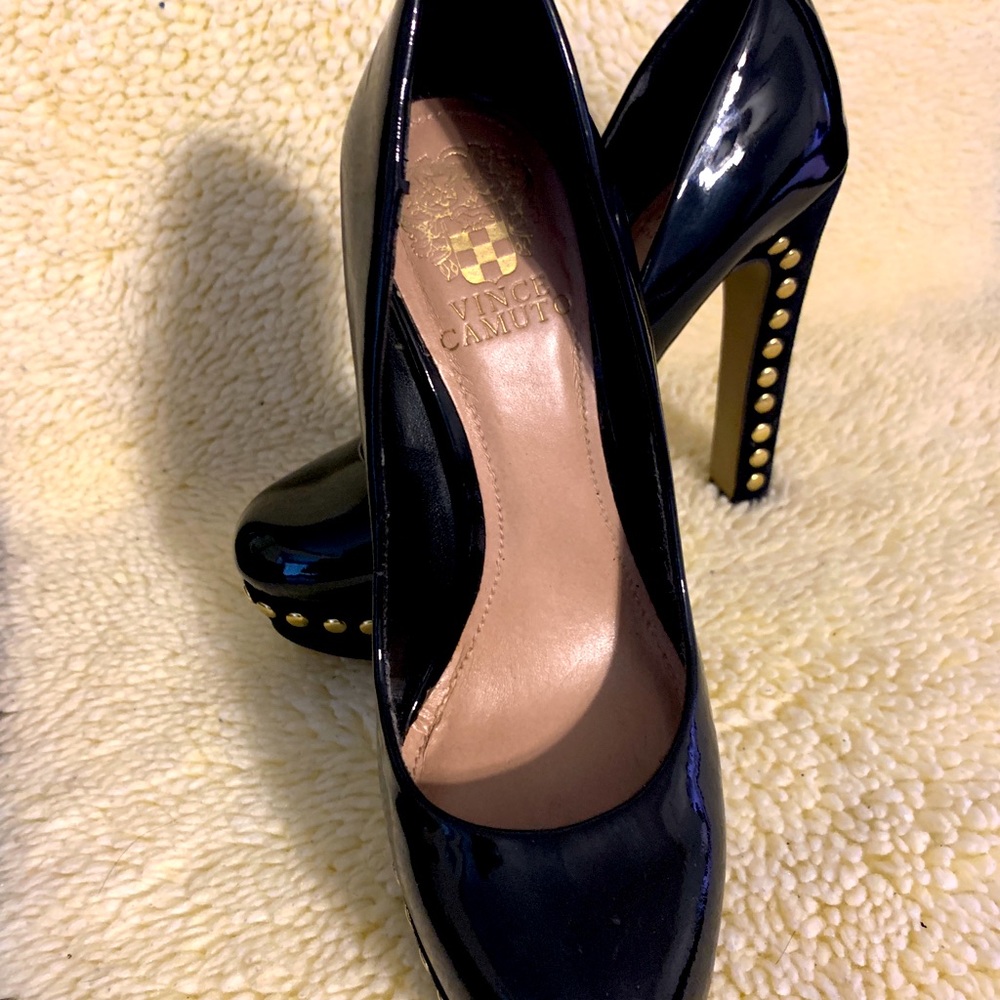 Vince Camuto high heeled platforms.